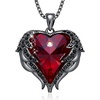 image:imageCDE Angel Wings Heart Birthstone Pendant Necklace Gift for Women