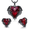 Black-01&07-Ruby Red Birthstone