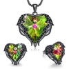 Black-Colorful Zircon Birthstone
