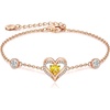 Rose Gold-11-Nov.(Heart Zircon)