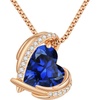 Rose Gold-09-September.Royal Blue Spahhire