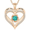 I Love You Mom-12-December-Blue Zirconia