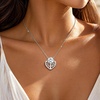 image:imageCDE S925 Silver Tree of Life Moissanite Necklace Gift for Women