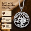 image:imageCDE Tree of Life Rhodium Plated 20CT Moissanite Necklace for Women