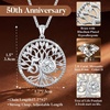 image:imageCDE Tree of Life Rhodium Plated 20CT Moissanite Necklace for Women