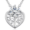 image:imageCDE S925 Silver Tree of Life Moissanite Necklace Gift for Women