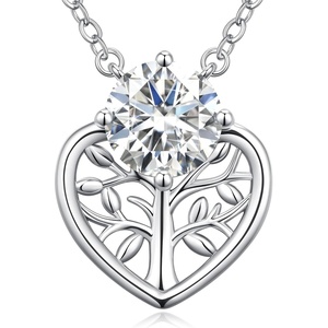 image:imageCDE S925 Silver Tree of Life Moissanite Necklace Gift for Women