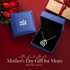 image:imageCDE Rose Heart Necklaces for Women 925 Sterling Silver Birthstone Pendant Necklace Mothers Day Gift Anniversary Birthday Jewelry Gift for Women Wife Mom Her